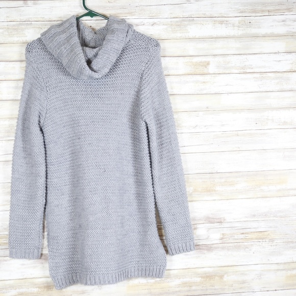 Charlotte Russe Gray Knit Turtleneck Sweater sz Sm - Picture 3 of 6